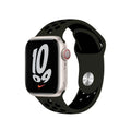 Straps & Bands for 42mm | 44mm | 45mm | Ultra 49mm / Khaki Black Apple Watch Nike Silicone Band