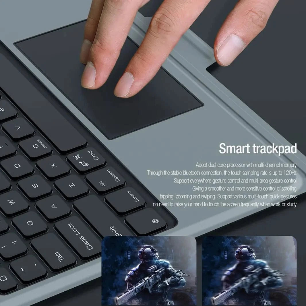 Cases & Covers NILLKIN Bumper Backlit Keyboard Cover for iPad Pro 7 M4 (2024) (13-inch)