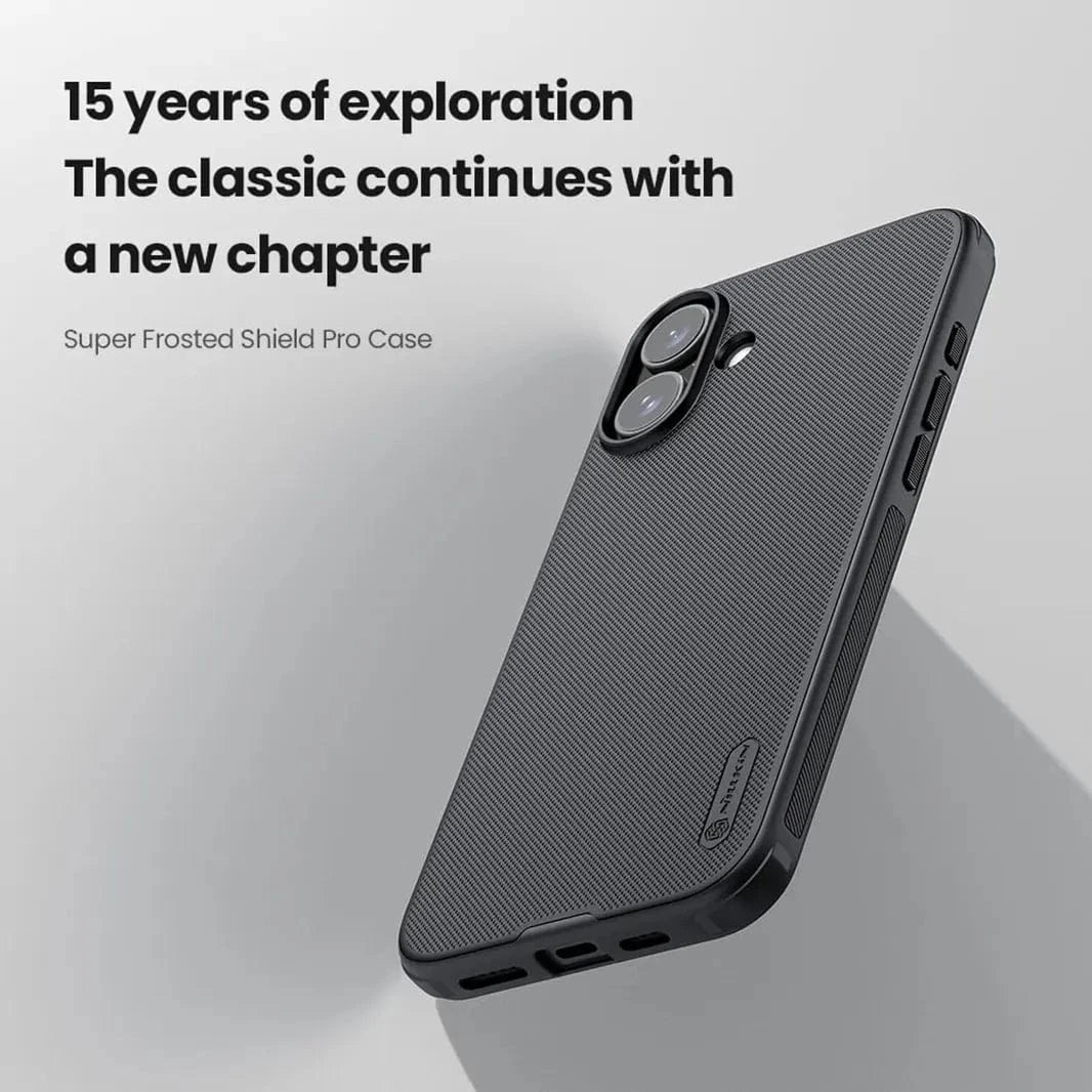 ktusu Nillkin Cases & Covers Nillkin Frosted Shield PC + TPU Hard Case for iPhone 17 Black