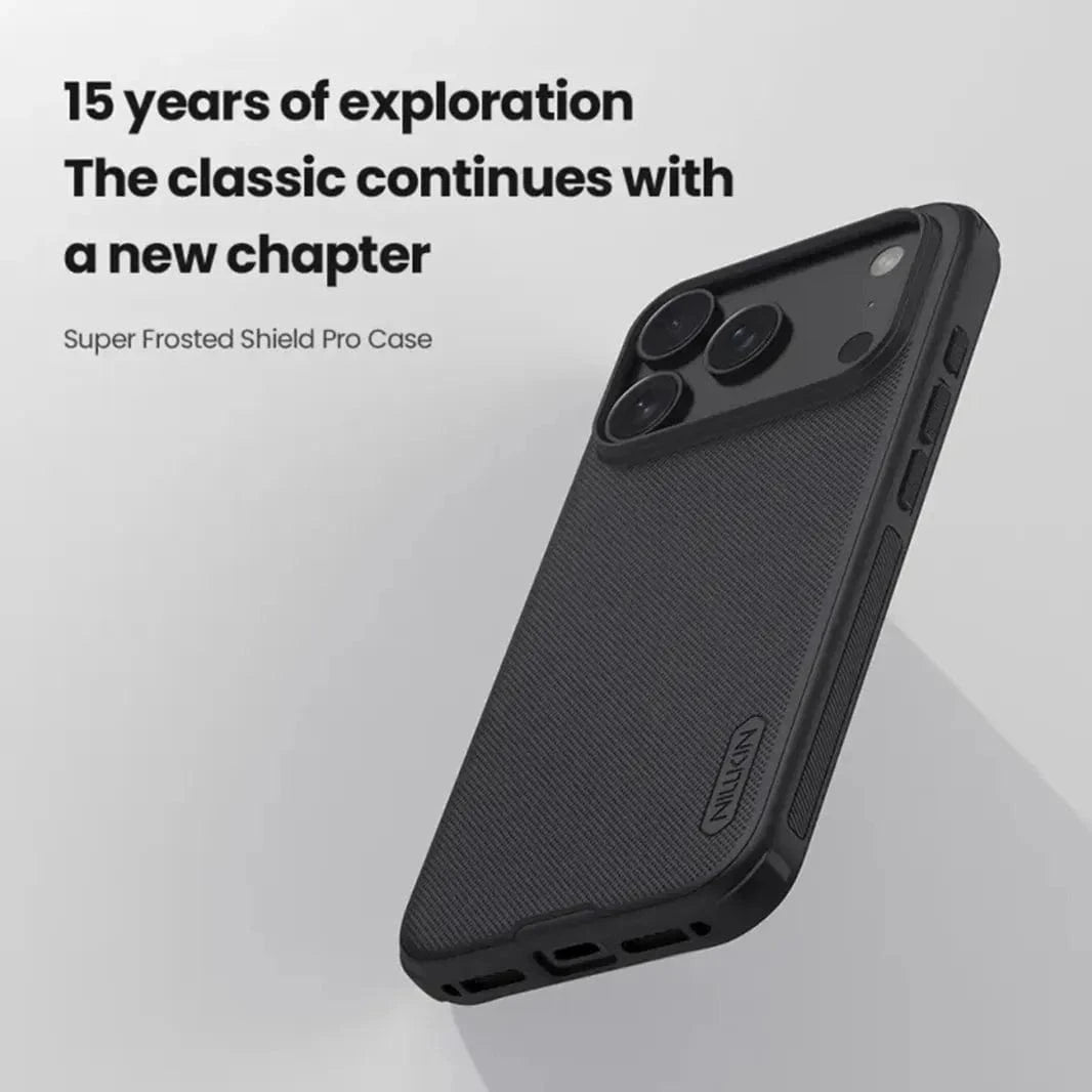 ktusu Nillkin Cases & Covers Nillkin Frosted Shield PC + TPU Hard Case for iPhone 17 Pro Max Black