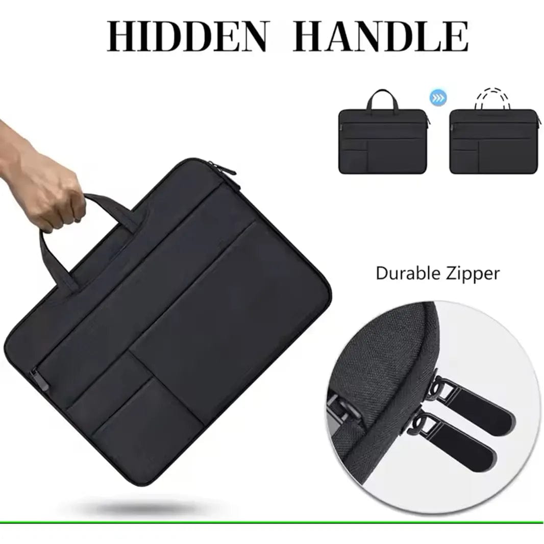 Nylon Briefcase Water-Resistant Laptop Sleeve & Handbag