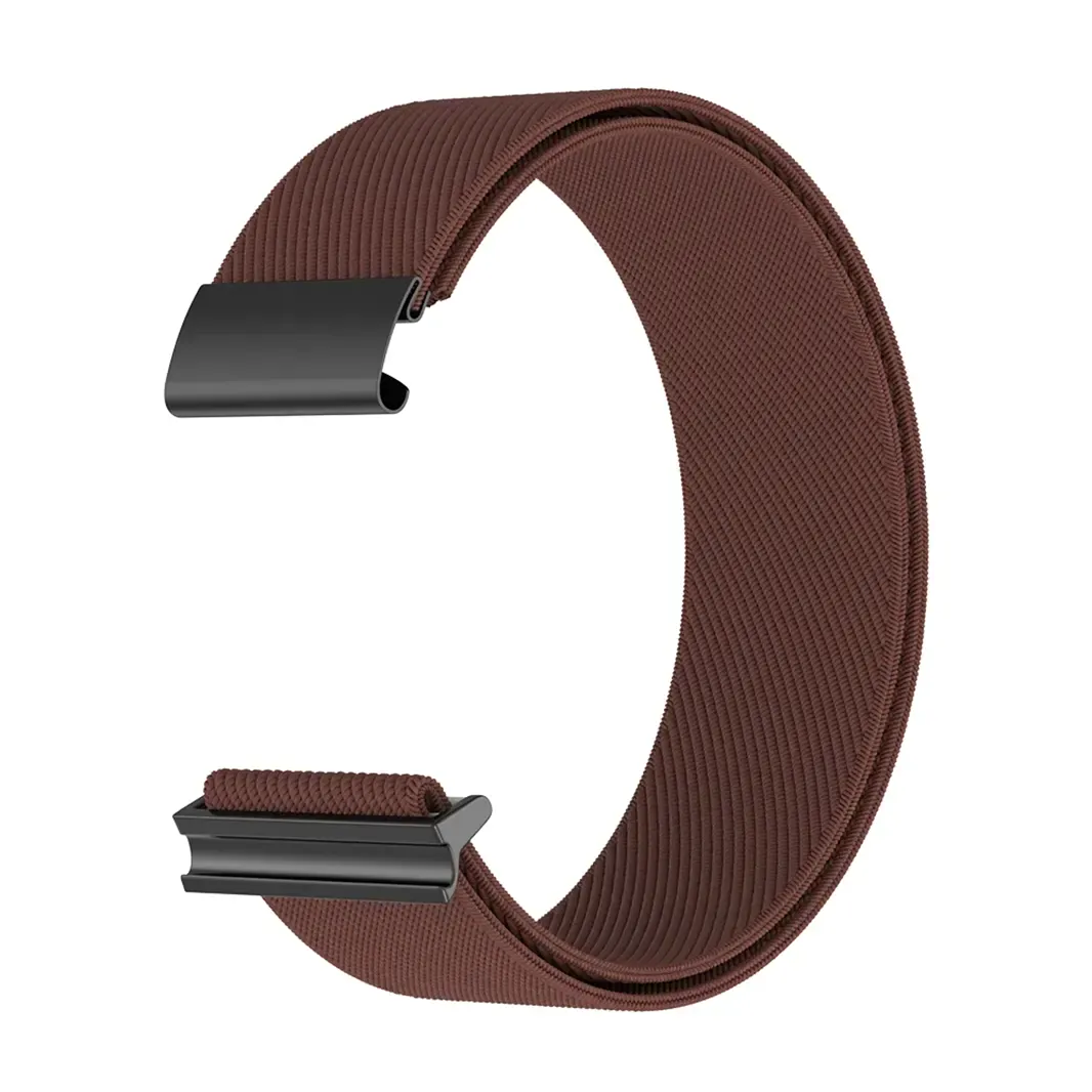 Tan Brown Nylon Loop Band Replacement Strap for Whoop 4.0 Watch Bands