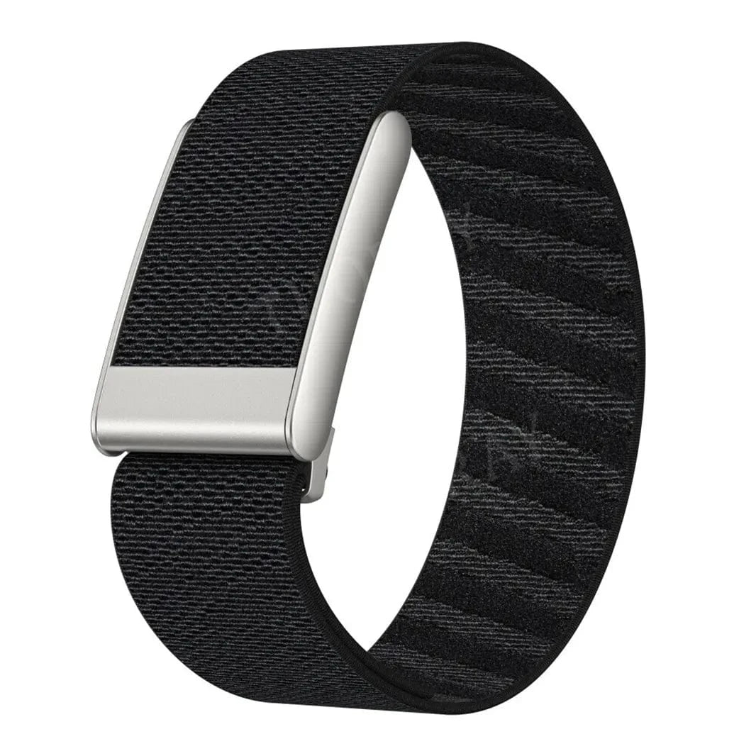 Black Nylon Sports Loop Adjustable Replacement Strap for Whoop 5.0 Watch Bands
