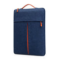 Sleeves for Up to 13 inch Laptop / Blue Nylon Water splash proof Zipper Handbag with Handle for Laptop | Macbook