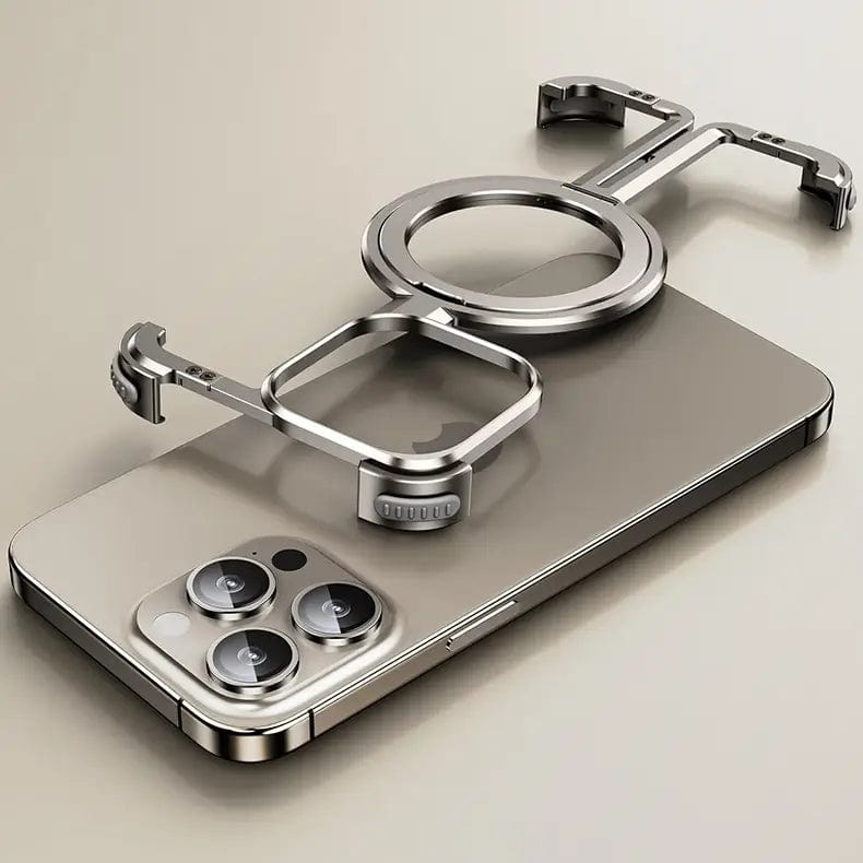 Cases & Covers for O-Ring Stand Minimalist Frameless MagSafe Case Cover for Apple iPhone