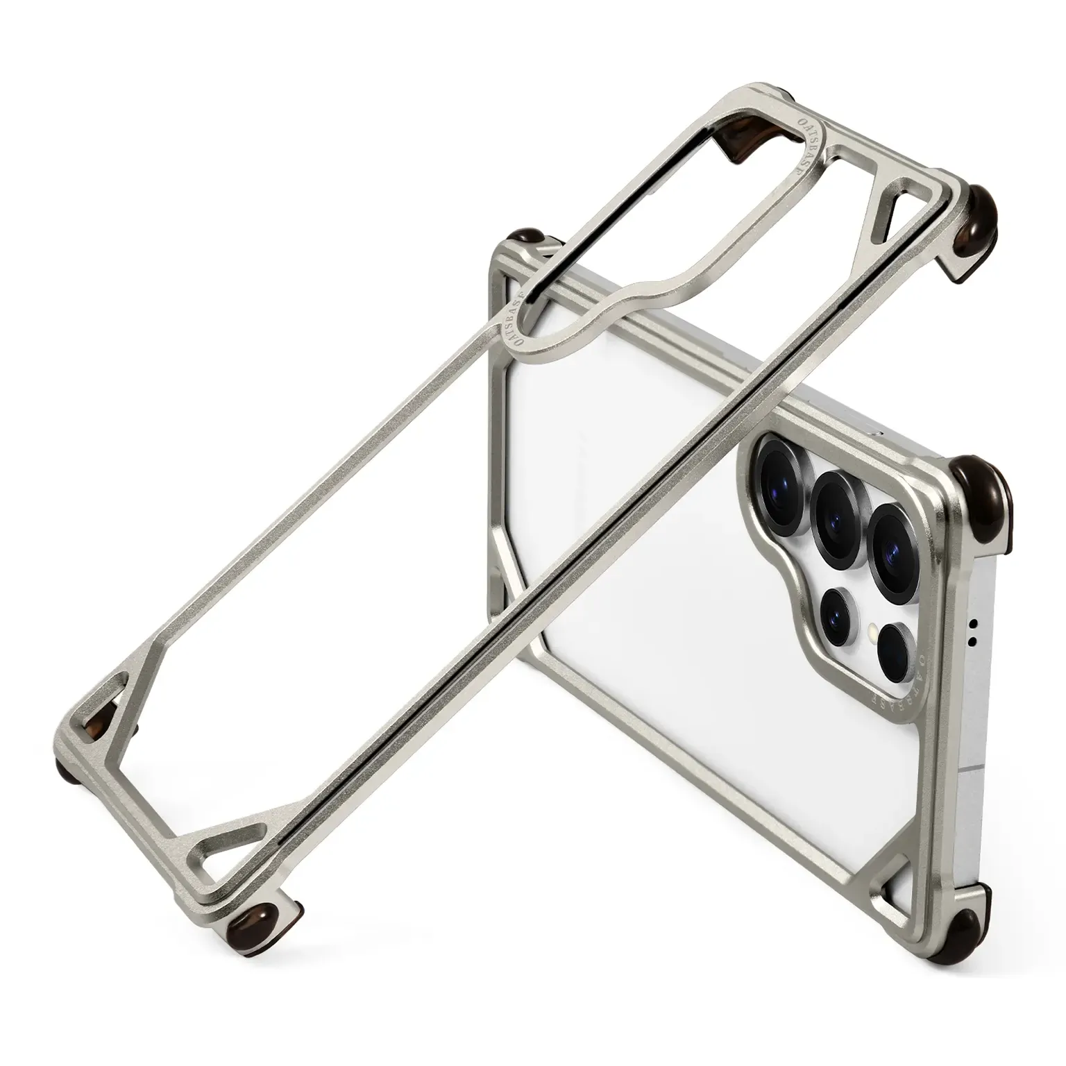 Cases & Covers OATSBASF Aluminum Alloy Frameless Hollow Frame Case for Samsung S26 Ultra