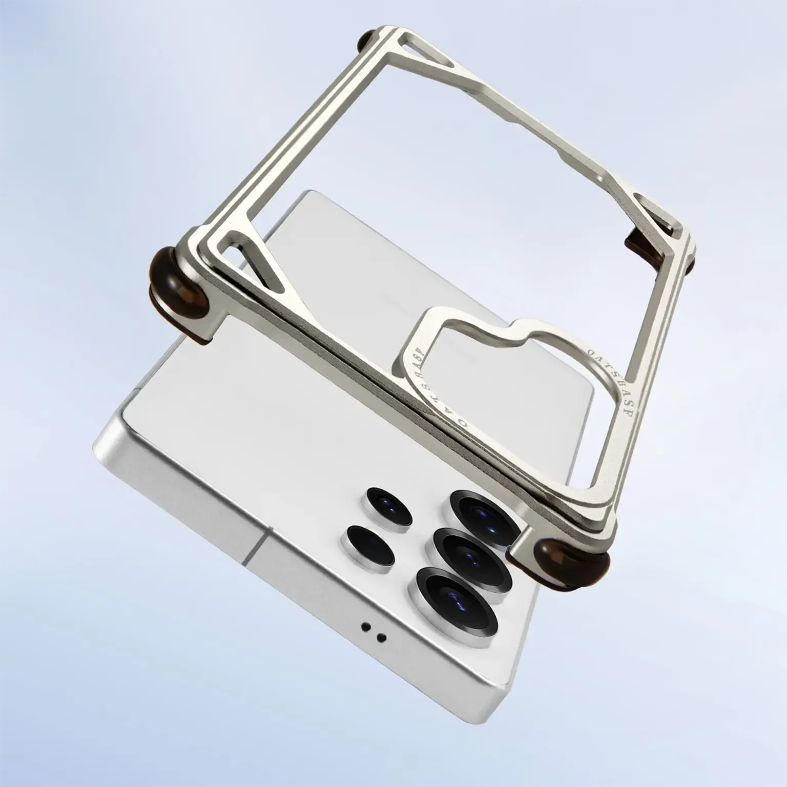 Cases & Covers OATSBASF Aluminum Alloy Frameless Hollow Frame Case for Samsung S26 Ultra