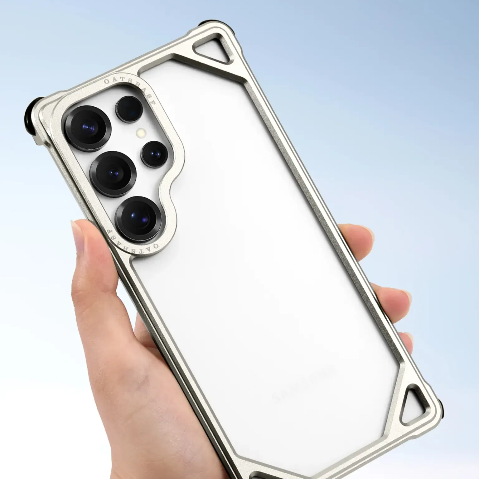 Cases & Covers OATSBASF Aluminum Alloy Frameless Hollow Frame Case for Samsung S26 Ultra