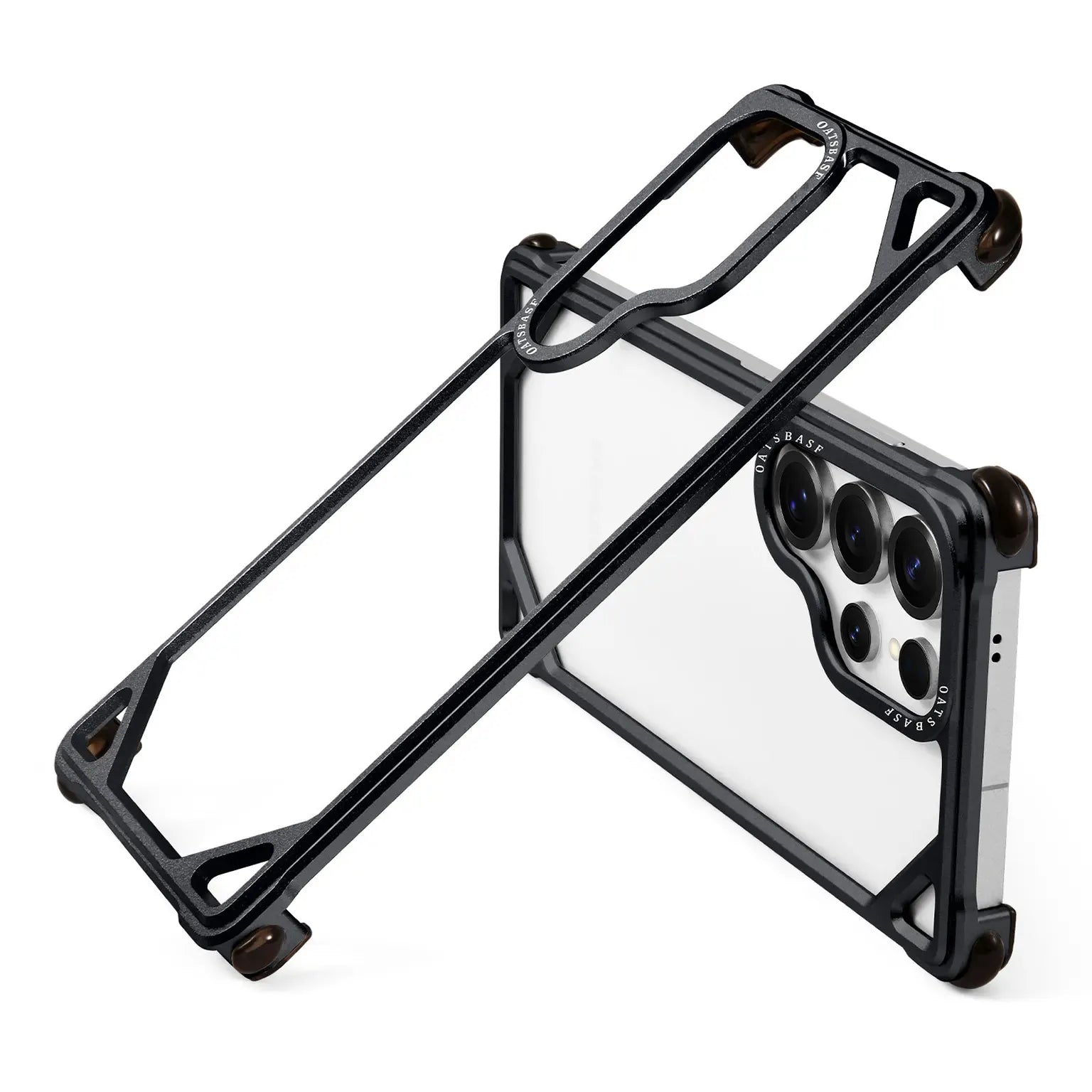Cases & Covers OATSBASF Aluminum Alloy Frameless Hollow Frame Case for Samsung S26 Ultra
