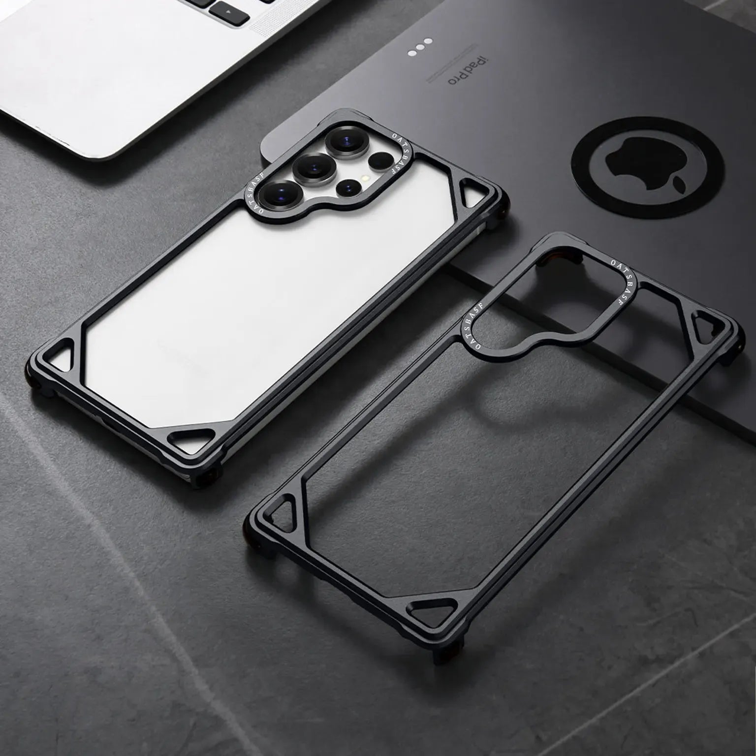 Cases & Covers OATSBASF Aluminum Alloy Frameless Hollow Frame Case for Samsung S26 Ultra