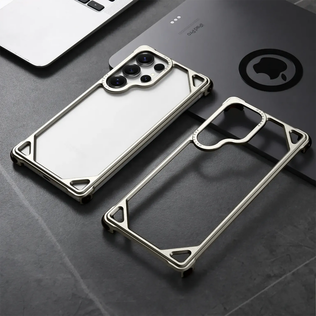 Cases & Covers OATSBASF Aluminum Alloy Frameless Hollow Frame Case for Samsung S26 Ultra