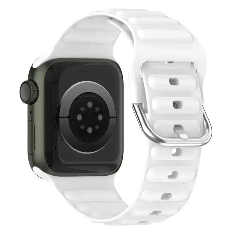 Ocean Ripple Silicone Soft Band for Apple Watch 42 | 44 | 45 | Ultra 49 | 46mm S10
