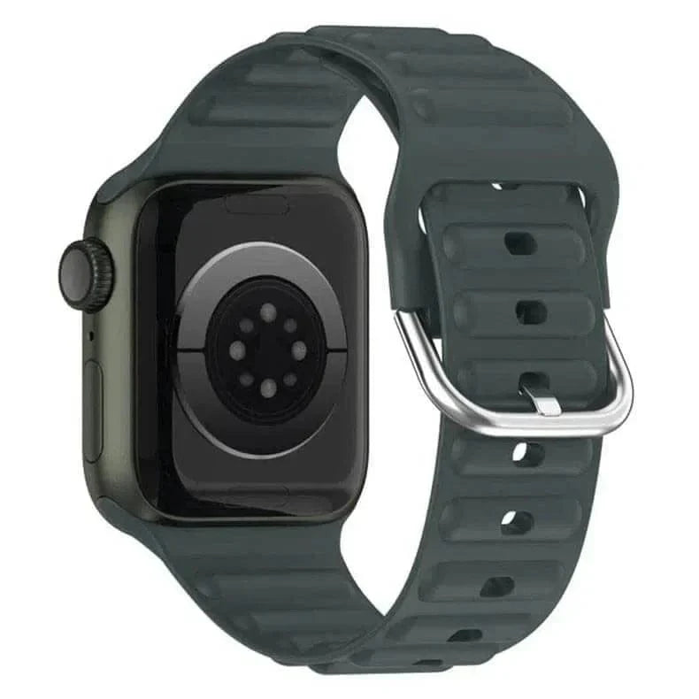 Ocean Ripple Silicone Soft Band for Apple Watch 42 | 44 | 45 | Ultra 49 | 46mm S10