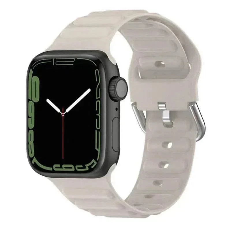 Ocean Ripple Silicone Soft Band for Apple Watch 42 | 44 | 45 | Ultra 49 | 46mm S10