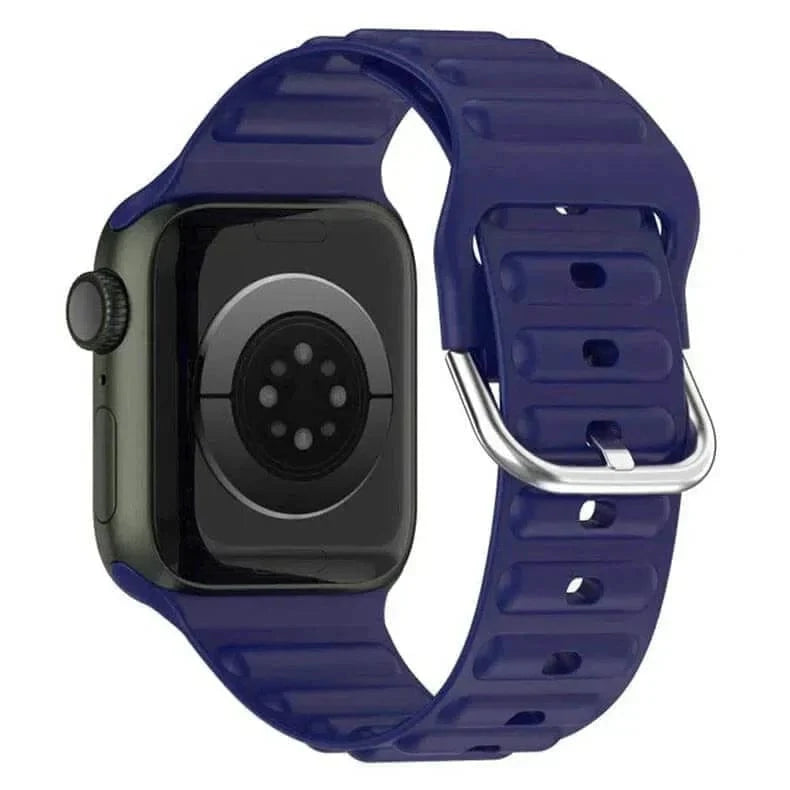 Ocean Ripple Silicone Soft Band for Apple Watch 42 | 44 | 45 | Ultra 49 | 46mm S10