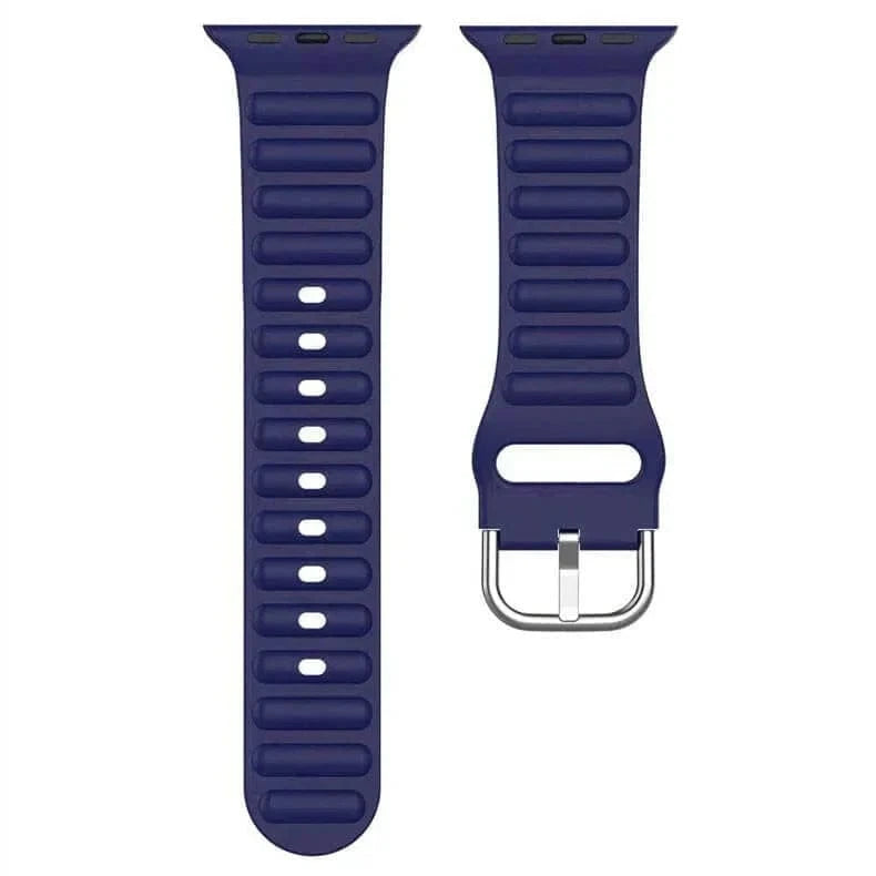 Ocean Ripple Silicone Soft Band for Apple Watch 42 | 44 | 45 | Ultra 49 | 46mm S10