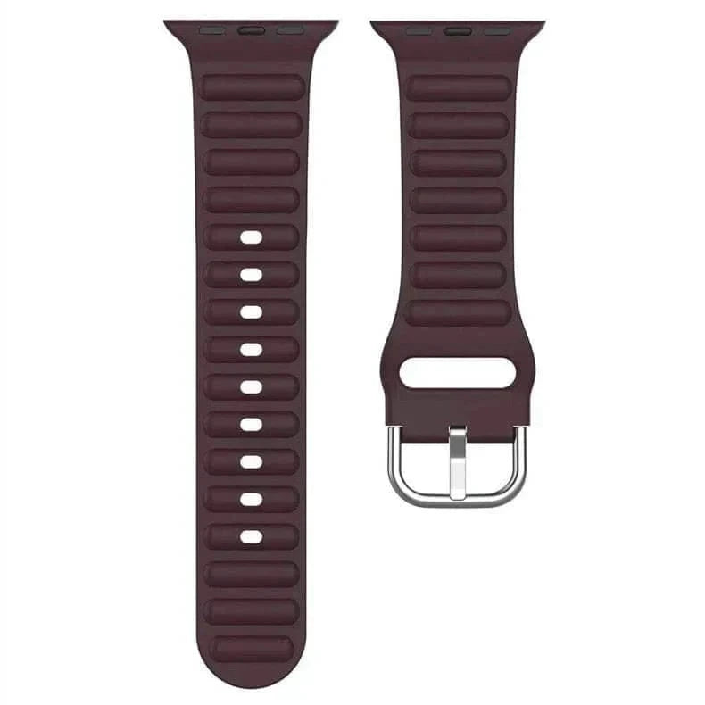 Ocean Ripple Silicone Soft Band for Apple Watch 42 | 44 | 45 | Ultra 49 | 46mm S10