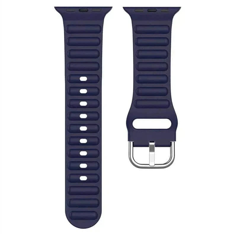 Ocean Ripple Silicone Soft Band for Apple Watch 42 | 44 | 45 | Ultra 49 | 46mm S10