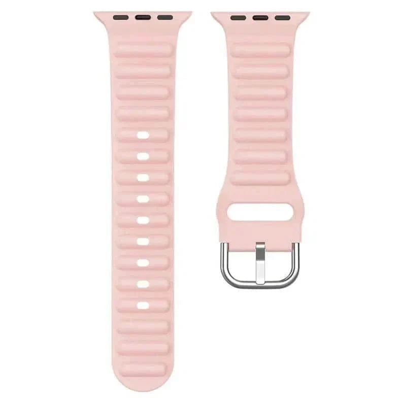 Ocean Ripple Silicone Soft Band for Apple Watch 42 | 44 | 45 | Ultra 49 | 46mm S10
