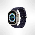 Straps & Bands for 42mm | 44mm | 45mm | Ultra 49mm / Night Blue Ocean Silicone Soft Sport Watch Band for Apple Watch