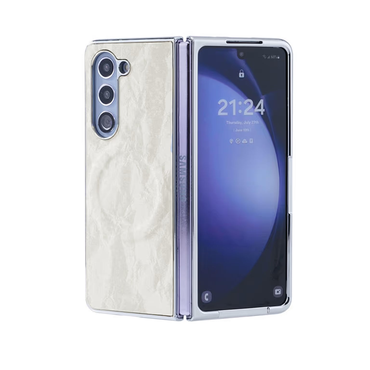 Garrett Texture Wireless Charging Magnetic Phone Case for Samsung Z Fold7