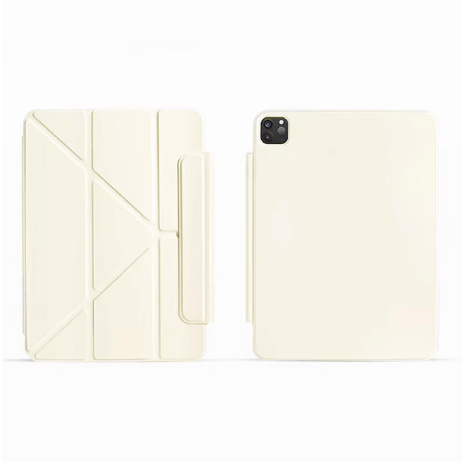 Multifold Leather Texture Magnetic Smart Folio Cover for iPad 10 (10.9-inch) | A16 (11-inch)