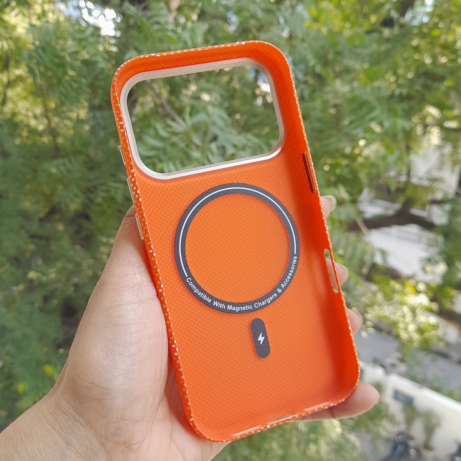 Aramid Fiber Magnetic Magsafe Slim Case for iPhone 17 Pro