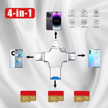 Enhancement OTG 3.0 USB Flash Driver Micro SD TF Type C Memory Card Reader