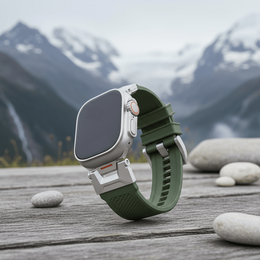 Watch Bands Outdoor Waterproof Rubber Sports Band for Apple Watch 42 | 44 | 45 | Ultra 49 | 46mm S10