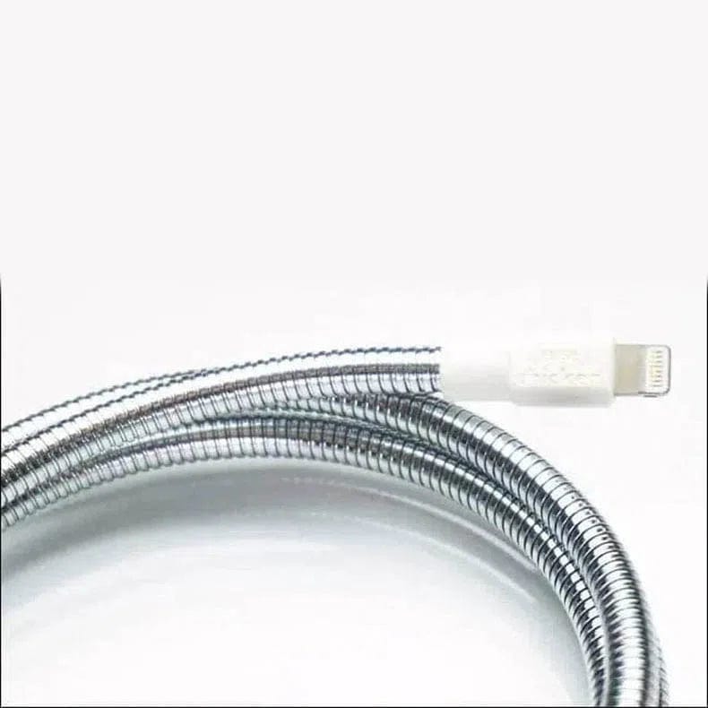Cable Management for Silver / Solid Color Spiral Charger Cable Protector Data Wire Saver for Charging Cable