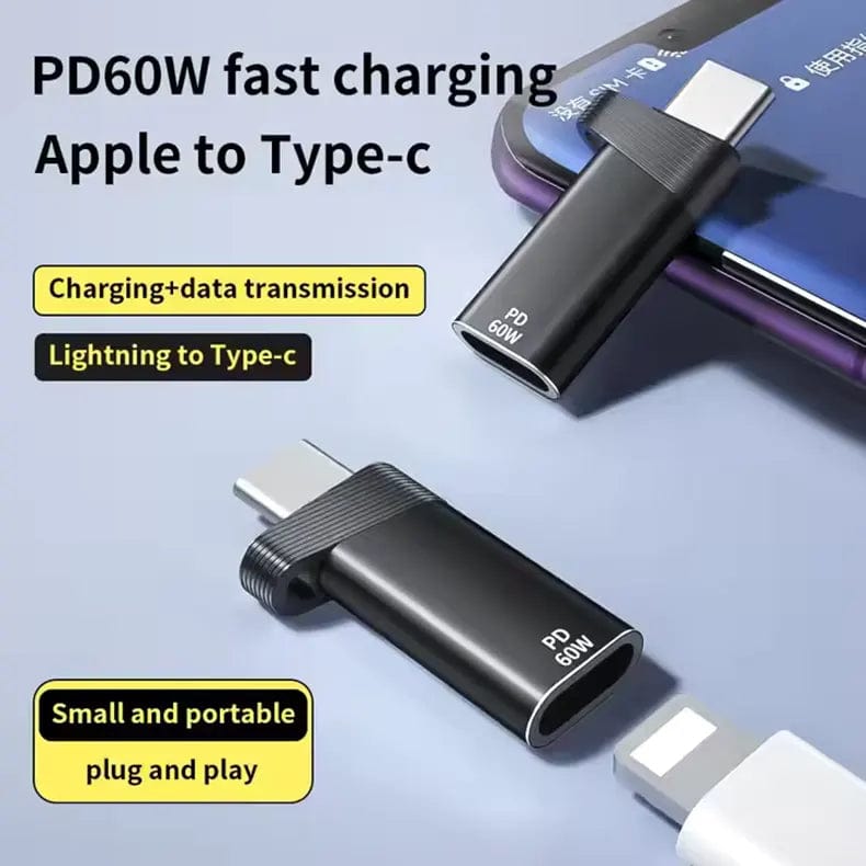 Enhancement PD 60W Type C / Lightning Adapter OTG Converter