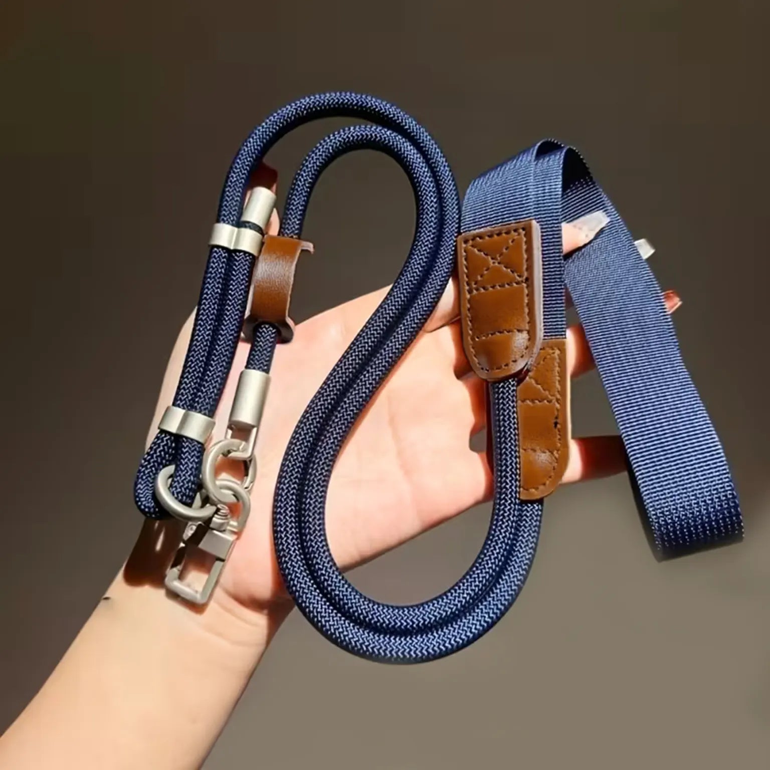 Phone Lanyard Adjustable Crossbody Strap Double Buckle Anti Theft Chain Woven Phone Lanyard with Carabiner Hook KTSUSERE6 8980296713094