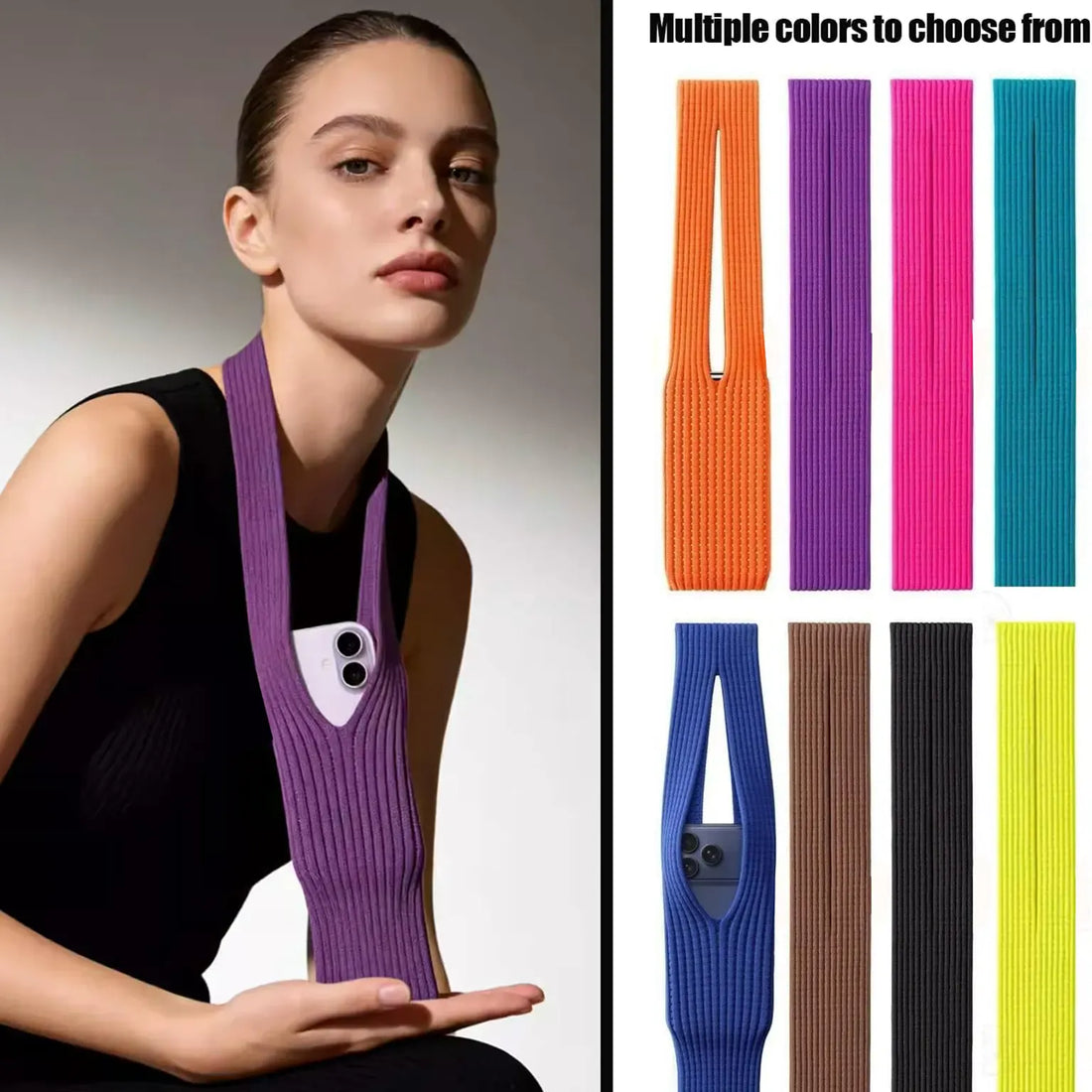 Cases & Covers Phone Pocket Knit Bag 75-80cm | Premium Knit Mobile Phones Bags | Cell Phone Pouch Sleeve