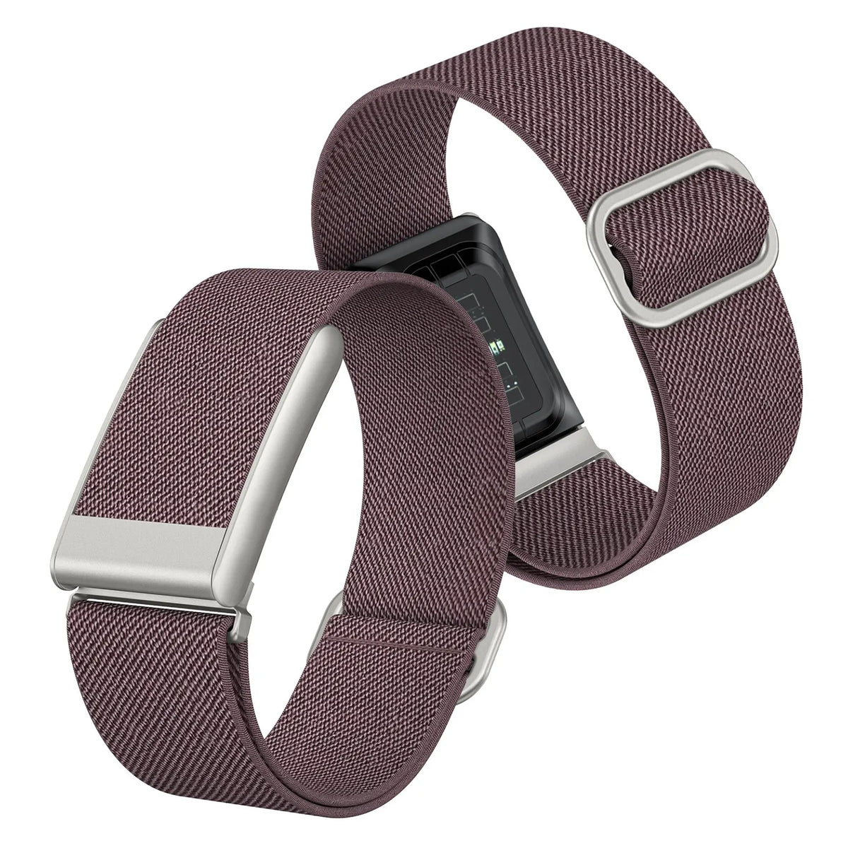 Elastic Nylon Soft Solo Loop Adjustable Replacement Strap for Whoop 5.0 PEAK Pink Plum