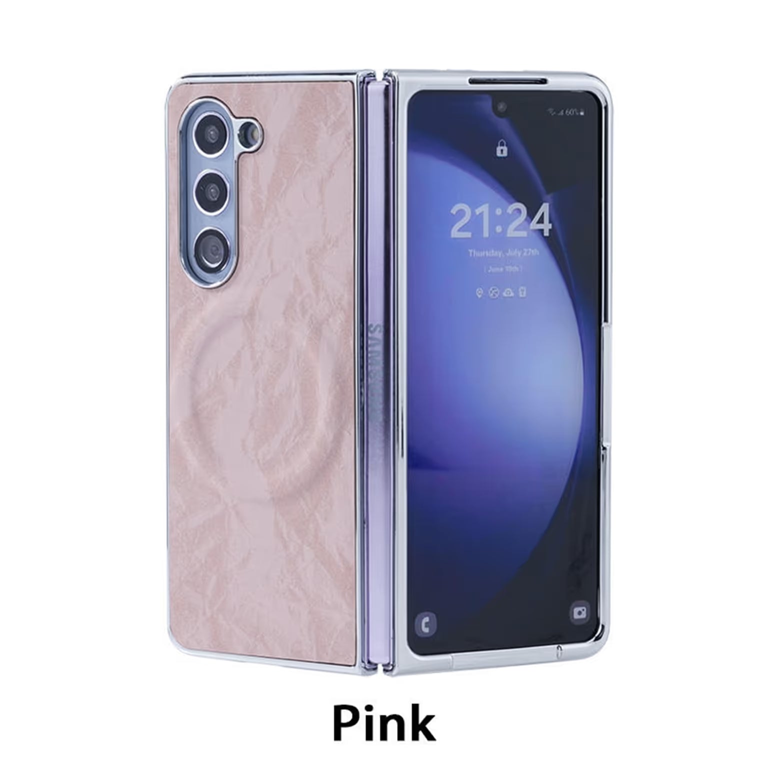 Garrett Texture Wireless Charging Magnetic Phone Case for Samsung Z Fold7