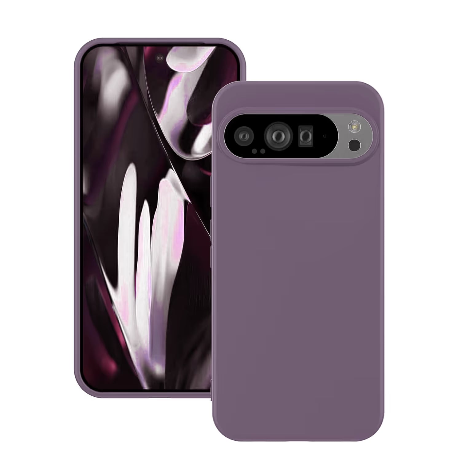 Liquid Soft Silicone Microfiber Case for Google Pixel 9 | 9 Pro