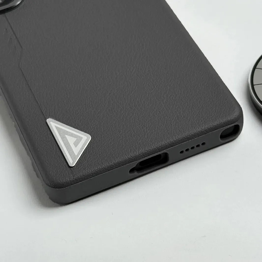 ktusu Generic Cases & Covers Premium Leather Texture Metal Button MagSafe Case for Samsung S25 Ultra