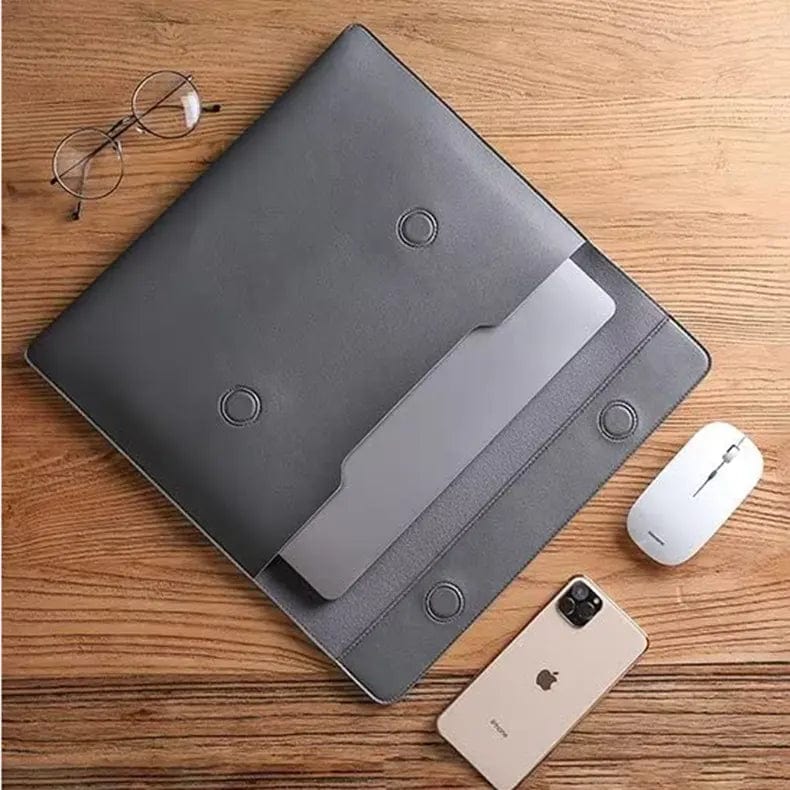 PU Leather Business Carrying Laptop Sleeve Bag