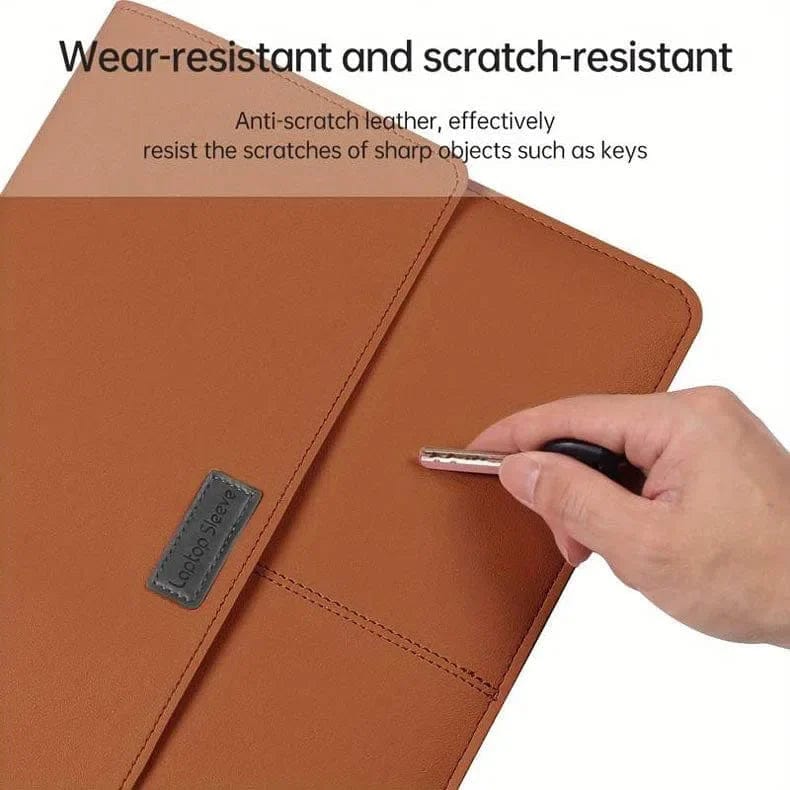 PU Leather Envelope Portfolio Laptop Sleeve Bag