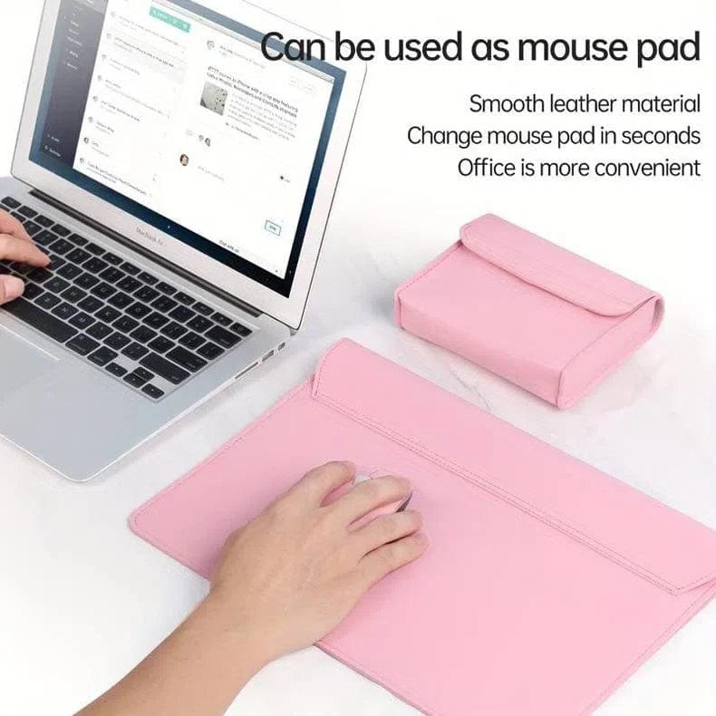 PU Leather Envelope Portfolio Laptop Sleeve Bag