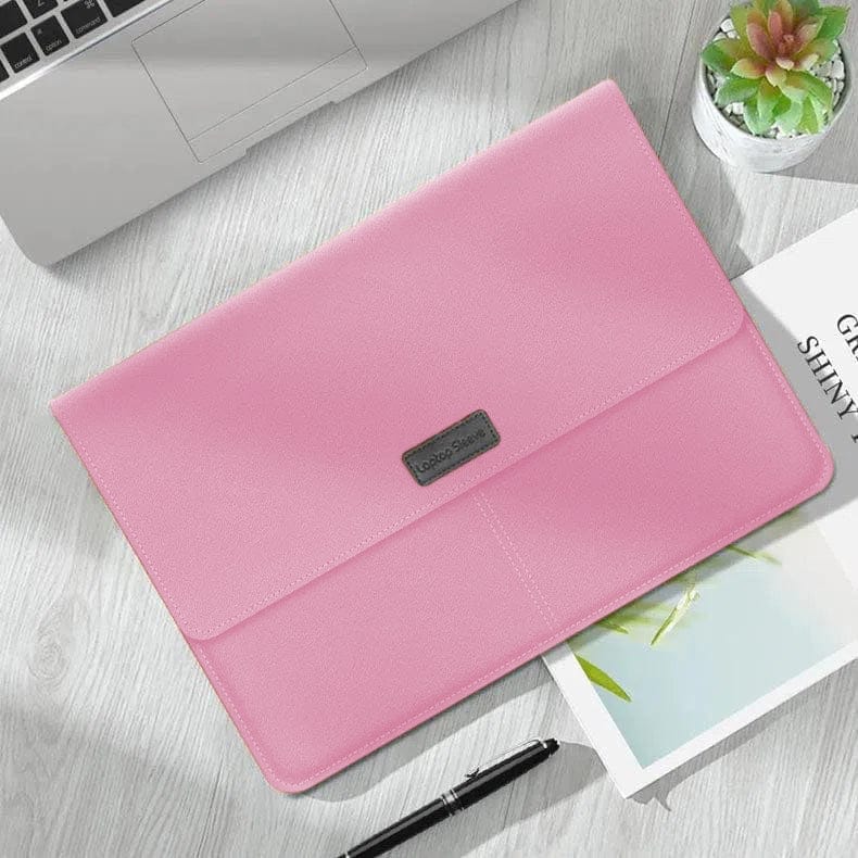 PU Leather Envelope Portfolio Laptop Sleeve Bag