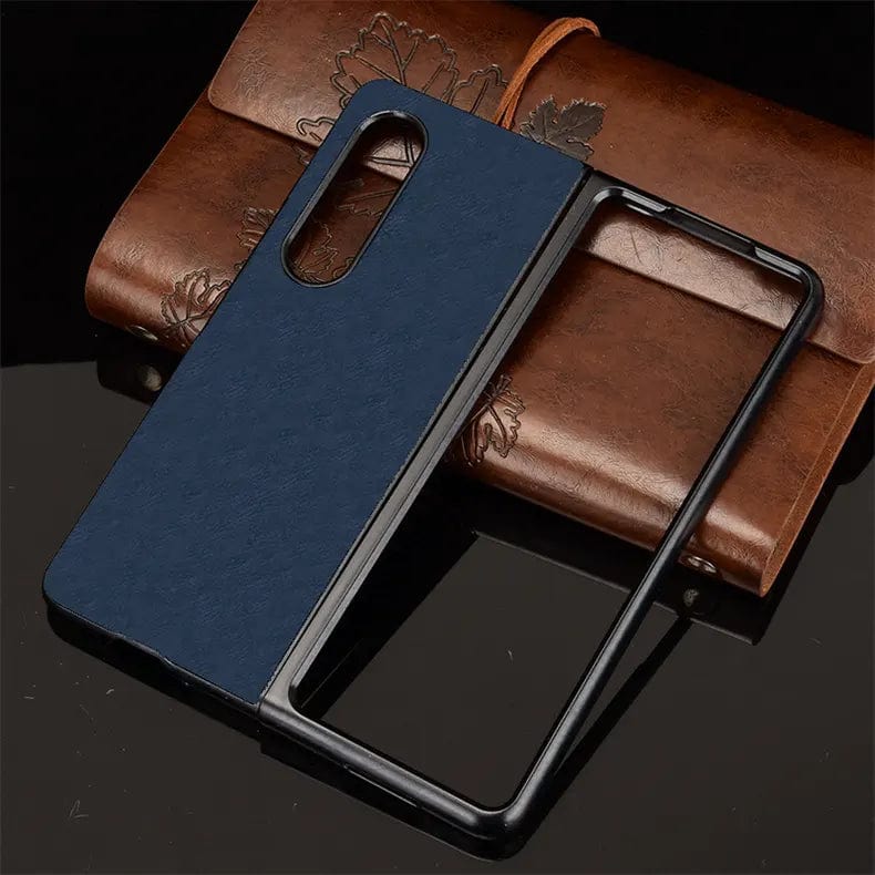 ktusu Generic Cases & Covers PU Leather Hard Case for Samsung Z Fold5 Black