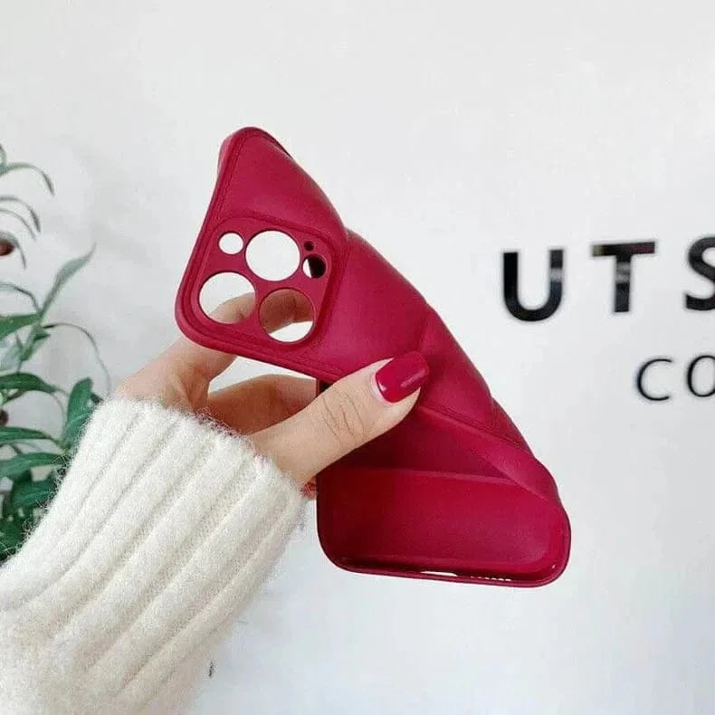 Puffer Pattern Soft TPU Case for iPhone 12 – ktusu