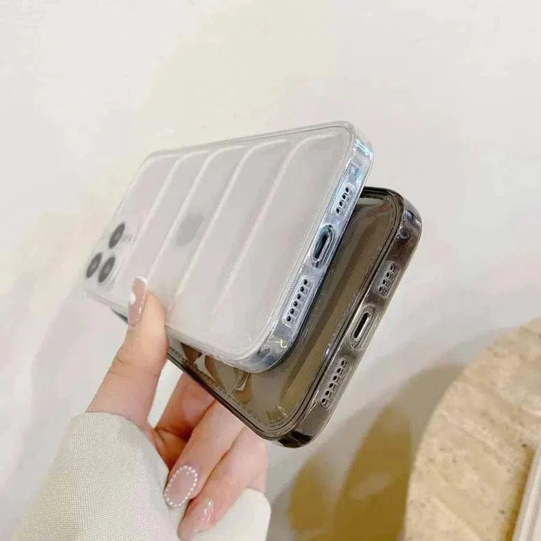 Puffer Pattern Soft TPU Case for iPhone 14