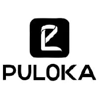 Puloka logo in black and white