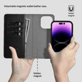 Cases & Covers for PULOKA Leather Wallet Flip Case with Detachable 2 in 1 Function iPhone