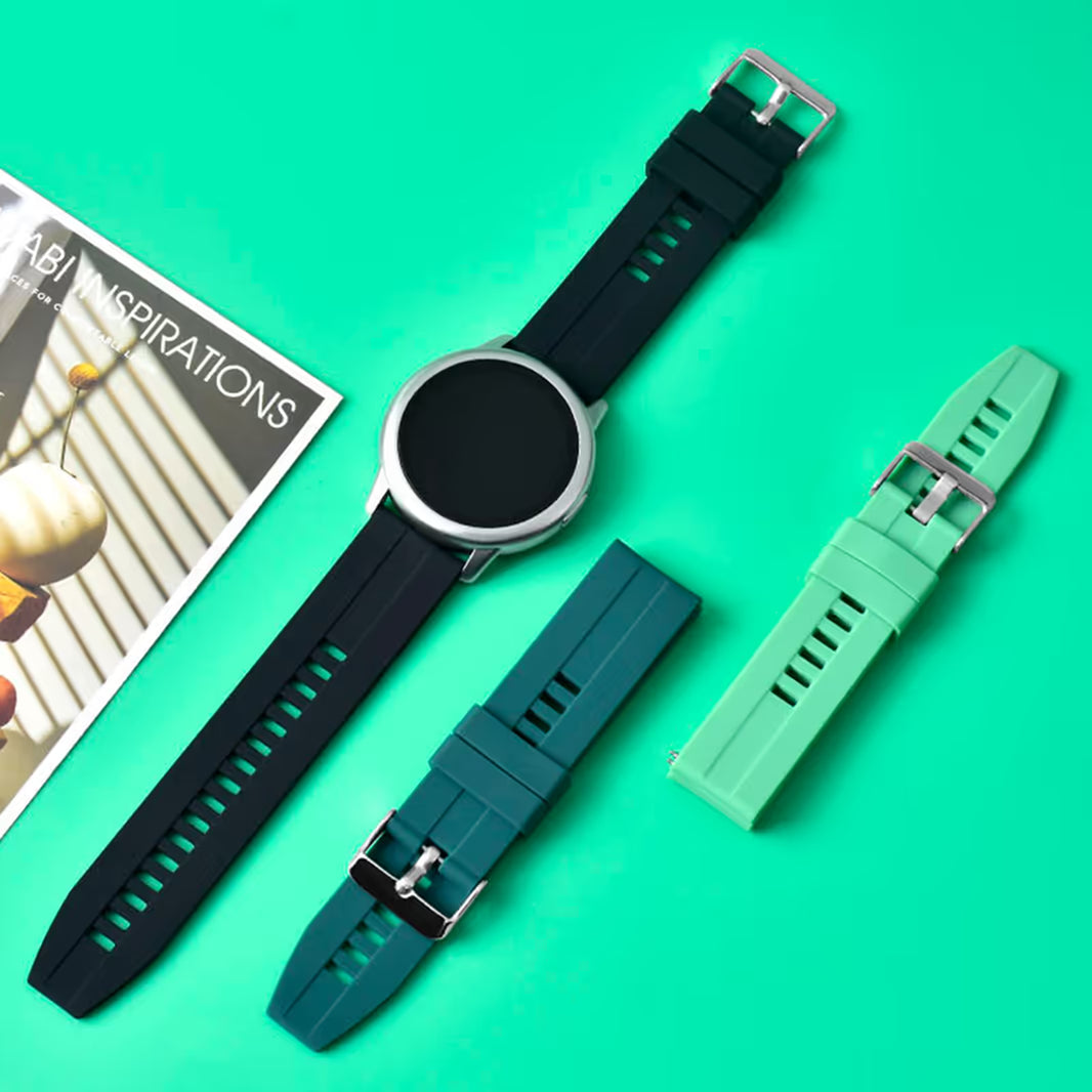 Watch Bands Quick Release Silicone Band for Smartwatch 22mm