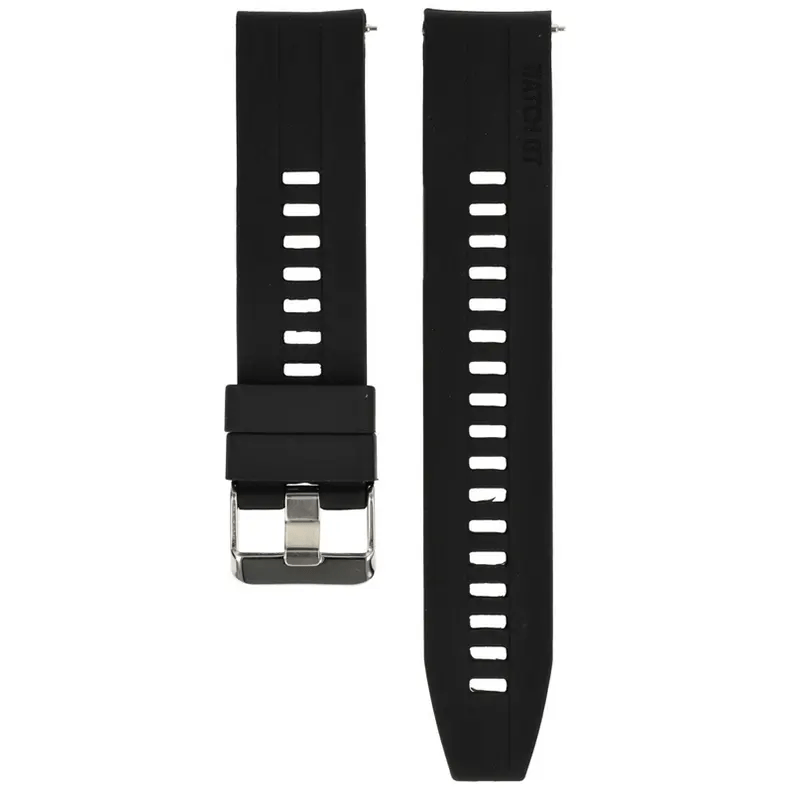 Straps & Bands for 20mm / Grey Quick Release Silicone Soft Sport Watch Band for SmartWatch