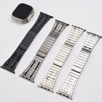 Watch Bands QuickFit Magnetic Metal Link Bracelet Chain for Apple Watch 42 | 44 | 45 | Ultra 49 | 46mm S10 | 46mm S11