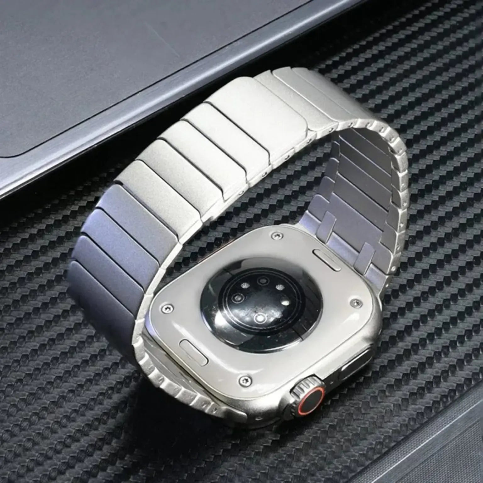 Watch Bands QuickFit Magnetic Metal Link Bracelet Chain for Apple Watch 42 | 44 | 45 | Ultra 49 | 46mm S10 | 46mm S11